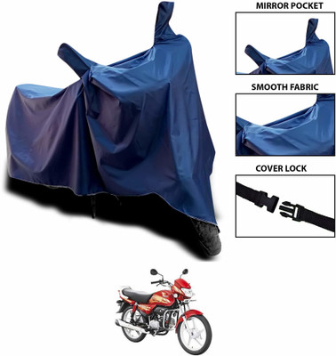 KEDIT Two Wheeler Cover for Hero(HF Deluxe, Blue)