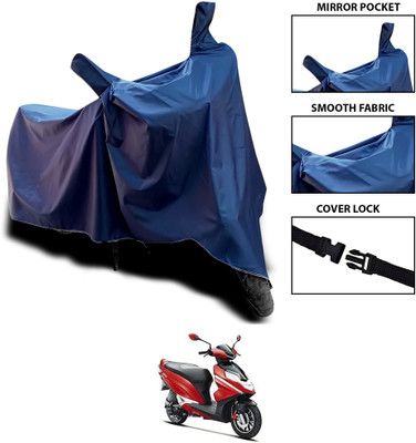 KEDIT Two Wheeler Cover for Hero(Blue)