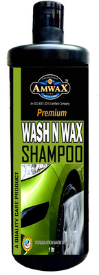 amwax WASH N WAX SHAMPOO 1 LTR Car Washing Liquid(1000 ml)