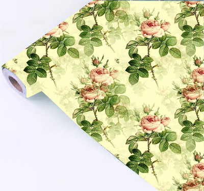 ASA PRINT SOLUTION Floral & Botanical Multicolor Wallpaper(228 cm x 40 cm)