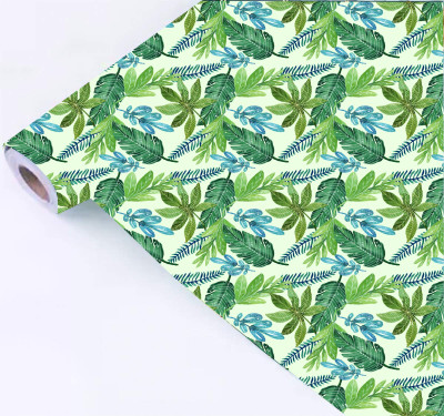 ASA PRINT SOLUTION Abstract Green Wallpaper(228 cm x 40 cm)
