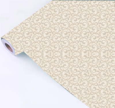 ASA PRINT SOLUTION Vinyl Abstract Yellow Wallpaper(L x W: 228 cm x 40 cm)