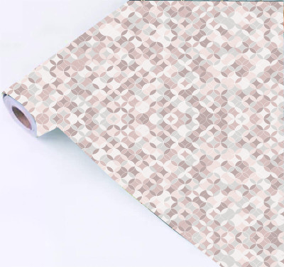 ASA PRINT SOLUTION Vinyl Abstract Pink Wallpaper(L x W: 228 cm x 40 cm)