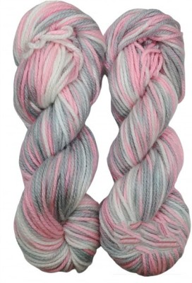 JEFFY Oswal Varsha Motu Thick Chunky Wool Hand Knitting Yarn Multi Colour (Hanks-200gms) Shade No-46