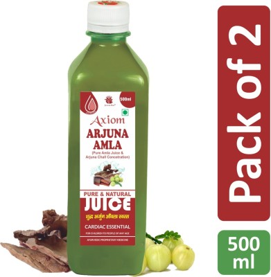 AXIOM Arjuna Amla Juice (2 x 500 ml)(Pack of 2)