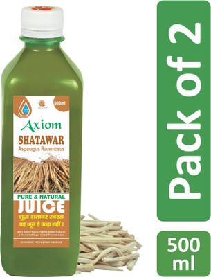 AXIOM Shatawar Juice (Shatavari),Helps to Improves Lactation(Pack of 2, 1000 ml)