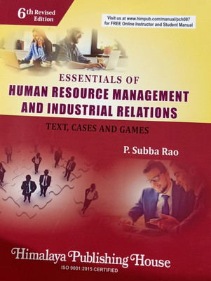 ESSENTIALS OF HUMAN RESOURCE MANAGEMENT AND INDUSTRIAL RELATIONS(Paperback, P. SUBBA RAO)