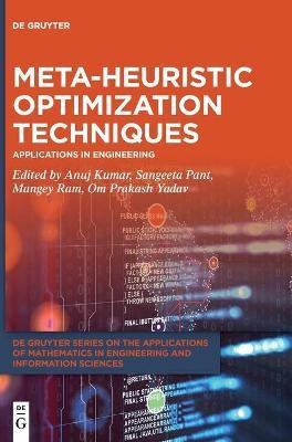 Meta-heuristic Optimization Techniques(English, Hardcover, unknown)