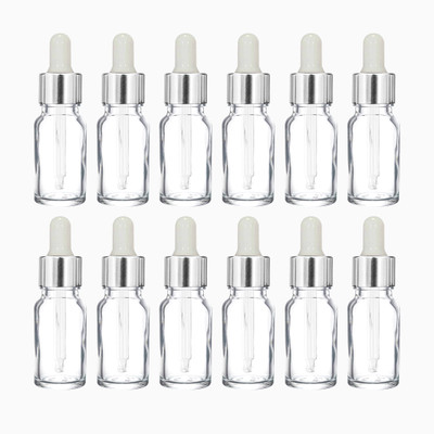 nsb herbals 10 ml Glass Bottle(Pack of 12, Clear)