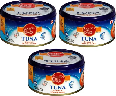 Golden Prize Tuna Spread in Mayonnaise 185Gms Each - Pack of 3 Units Sea Foods(185 g, Pack of 3)