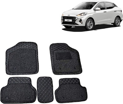 CARNEST Leather 7D Mat For  Hyundai Aura(Black)