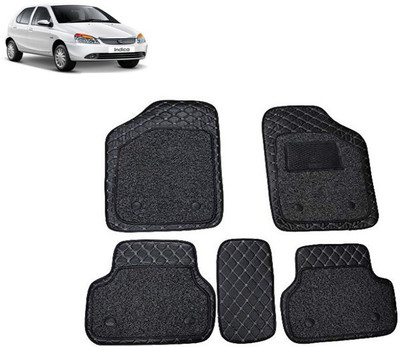 AutoRetail Leather 7D Mat For  Tata Indica(Black)