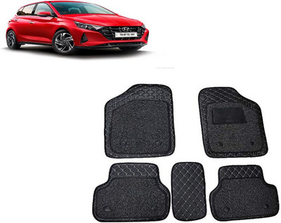 AutoRetail Leather 7D Mat For  Hyundai i20(Black)