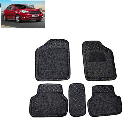 AutoRetail Leather 7D Mat For  Ford Figo Aspire(Black)