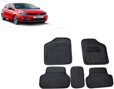 AutoRetail Leather 7D Mat For  Tata Tiago(Black)