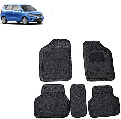 AutoRetail Leather 7D Mat For  Maruti Suzuki Wagon R 1.0(Black)
