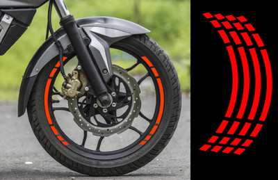 Badal Auto Sticker & Decal for Bike(Red)