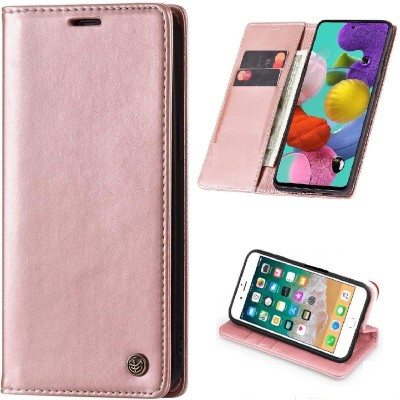 Perkie Flip Cover for Apple iPhone 7 Plus(Pink, Dual Protection)