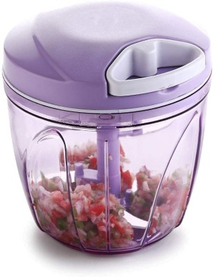 UNIBRITE 900ml Speedy Manual Chopper With 5 Stainless Steel Blades and Bitter (Pack of 1) Vegetable & Fruit Chopper(1)