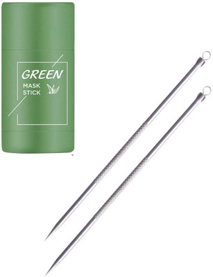 MYEONG Best Natural Green Mask Stick For Face Tea Purifying(3 Items in the set)