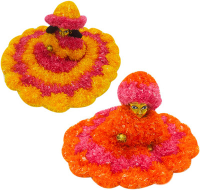 Ecommall Laddu Gopal Winter Dress Size 0 Woolen Khanaji Clothes Poshak Dress(Wool)