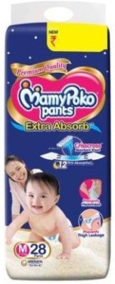 MamyPoko PANTS Extra Absorb - Medium (28 pieces) - M(28 Pieces)