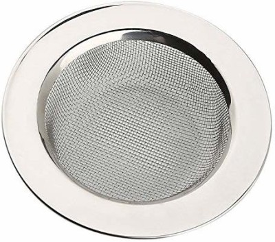 Relvix Kitchen Sink Stainless Steel Push Down Strainer(11.5 cm Set of 1)