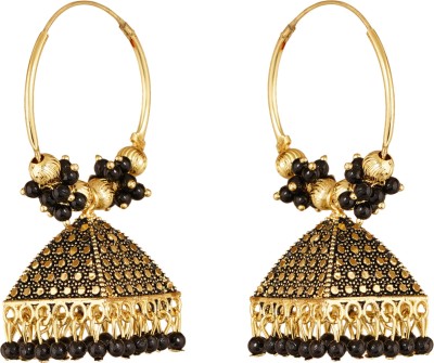 Golden Grace Fashion Jewellery Royal Indian Alloy Jhumki Earring
