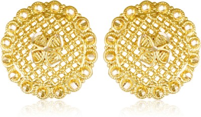 VIGHNAHARTA Vighnaharta Allure Beautiful Earrings Diva Fusion Gold Plated Screw back stud earring for Women and Girls Alloy Stud Earring