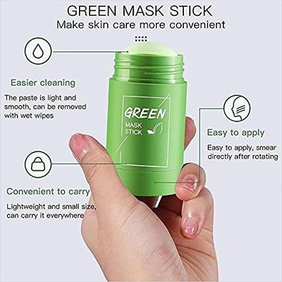 MYEONG NEW BEST FACE MAKE GLOWING GREEN MUD MASK STICK(40 g)