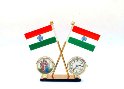 WOLCH kisan indian flag Double Sided Wind Car Dashboard Flag(Nylon)