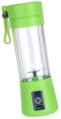 ActrovaX Plastic Juicer Bottle | Blender | Grinder Mixer Hand Juicer(Green)