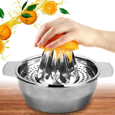 ERcial Store Steel Citrus Squeezer for Orange & Lemon Hand Juicer(Silver)