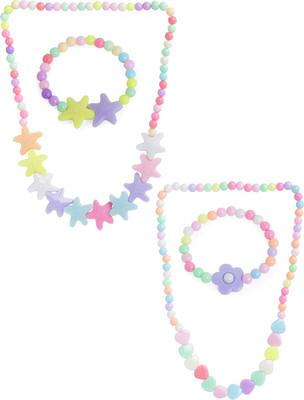 YELLOW CHIMES Resin, Alloy Multicolor Jewellery Set(Pack of 2)