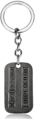 RV Mart Male Cool XMen Wolverine Dog Tag Keychain Vintage Logan Dog Tags Key Chain Key Ring For Bikes and Cars Key Chain