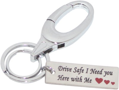 Aura Double Ring Imported Drive Safe Keyring For Men Husband Boyfriend Women Key Chain