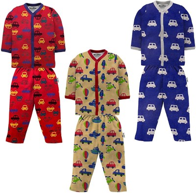 NammaBaby Baby Boys & Baby Girls Casual T-shirt Pyjama(Multicolor)