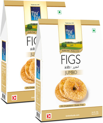 Tim Tim Premium Dried Anjeer for Weight Management & Rich in Dietary Fiber Figs(2 x 250 g)