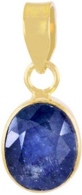 Chopra Gems Original Blue Sapphire Stone Pendant Astrological Gemstone Locket for Men/Women Stone Pendant