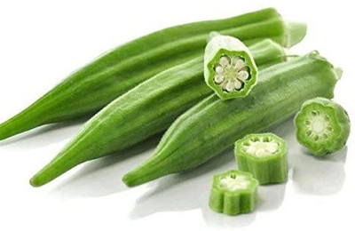 VibeX KGF -37 - Open Pollinated Bendi Okra - (1350 Seeds) Seed(1350 per packet)