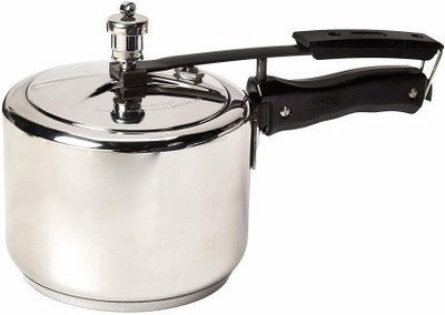 Vinod Cookware 3 L Inner Lid Induction Bottom Pressure Cooker(Stainless Steel)