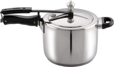 Vinod Cookware 5.5 L Inner Lid Induction Bottom Pressure Cooker(Stainless Steel)