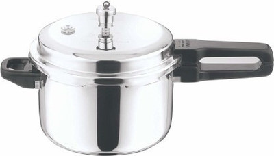 Vinod Cookware 5 L Outer Lid Induction Bottom Pressure Cooker(Stainless Steel)