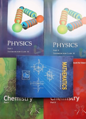 National Council Of Educational Research And Training Science Book Set (PCM) 1.Physics Textbook Part1 And Part 2 2. Chemstry Textbook Part 1 And Part 2 3. Mathematics Textbook (HARDCOVER) National Council Of Educational Research And Training 11th CLASS 5 COMBO BOOK(Paperback, NCERT)