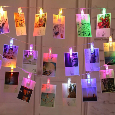 Smuf 10 LEDs 2 m Multicolor Steady Clip Rice Lights(Pack of 1)