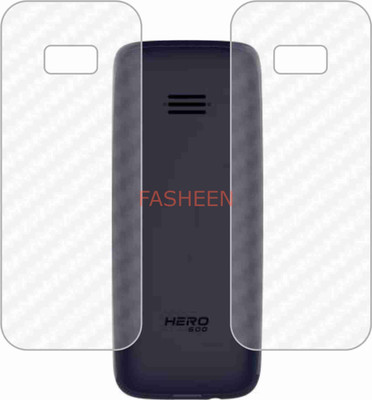 Fasheen Back Screen Guard for LAVA HERO 600 PLUS(Pack of 2)