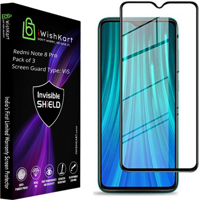 iWishKart Edge To Edge Screen Guard for Mi Note 8 Pro, Mi Note 8 Pro 5G, Mi Redmi Note 8 Pro, Mi Redmi Note 8 Pro 5G, REDMI Note 8 Pro, REDMI Note 8 Pro 5G(Pack of 3)