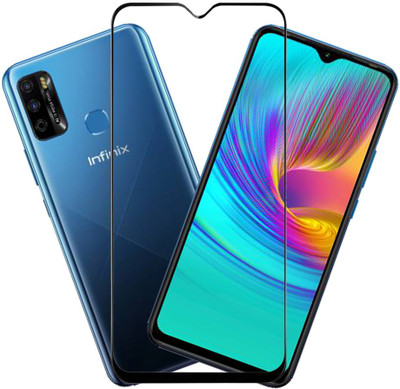 KARTRAY Edge To Edge Tempered Glass for Infinix Smart 4, Infinix Smart 4 Plus, Infinix Smart 5(Pack of 1)