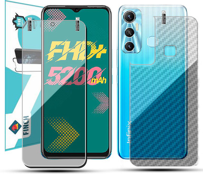 FINCH Front and Back Screen Guard for Infinix Hot 11(Pack of 2)