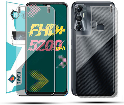 FINCH Front and Back Screen Guard for Infinix Hot 11(Pack of 2)